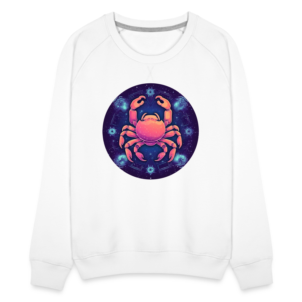 Women’s Magic Cancer Premium Sweatshirt - white