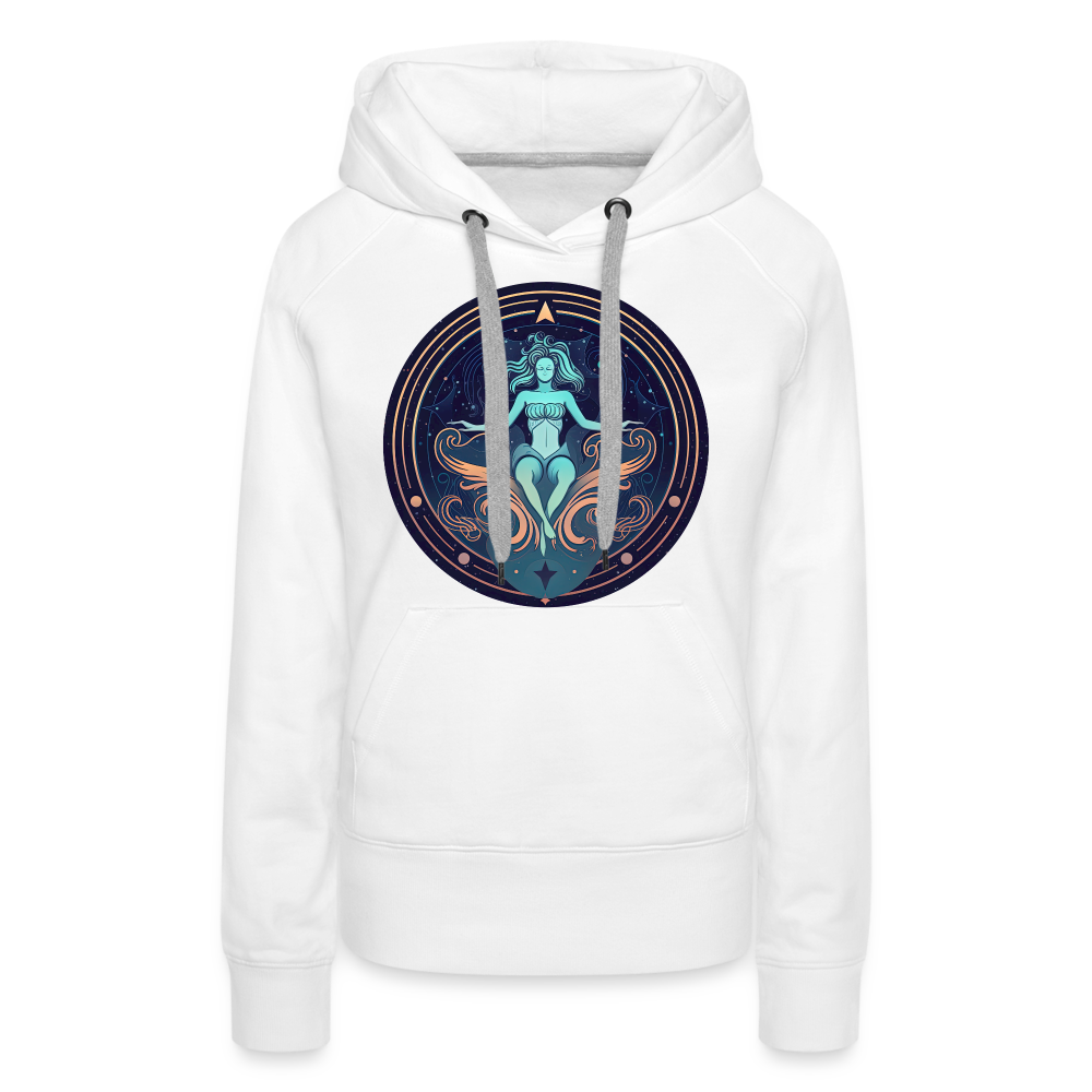 Women’s Mystic Aquarius Premium Hoodie - white