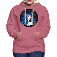 Thumbnail for Women’s Magic Virgo Premium Hoodie - mauve