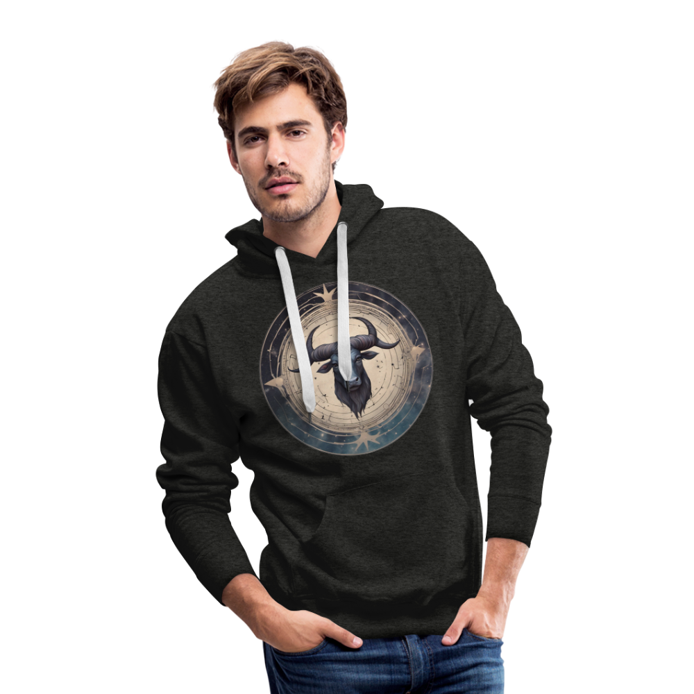 Men’s Mythical Taurus Premium Hoodie - charcoal grey