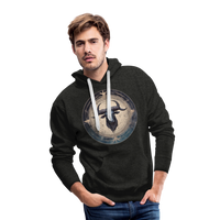 Thumbnail for Men’s Mythical Taurus Premium Hoodie - charcoal grey