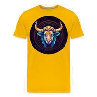 Thumbnail for Men's Magic Taurus Premium T-Shirt - sun yellow