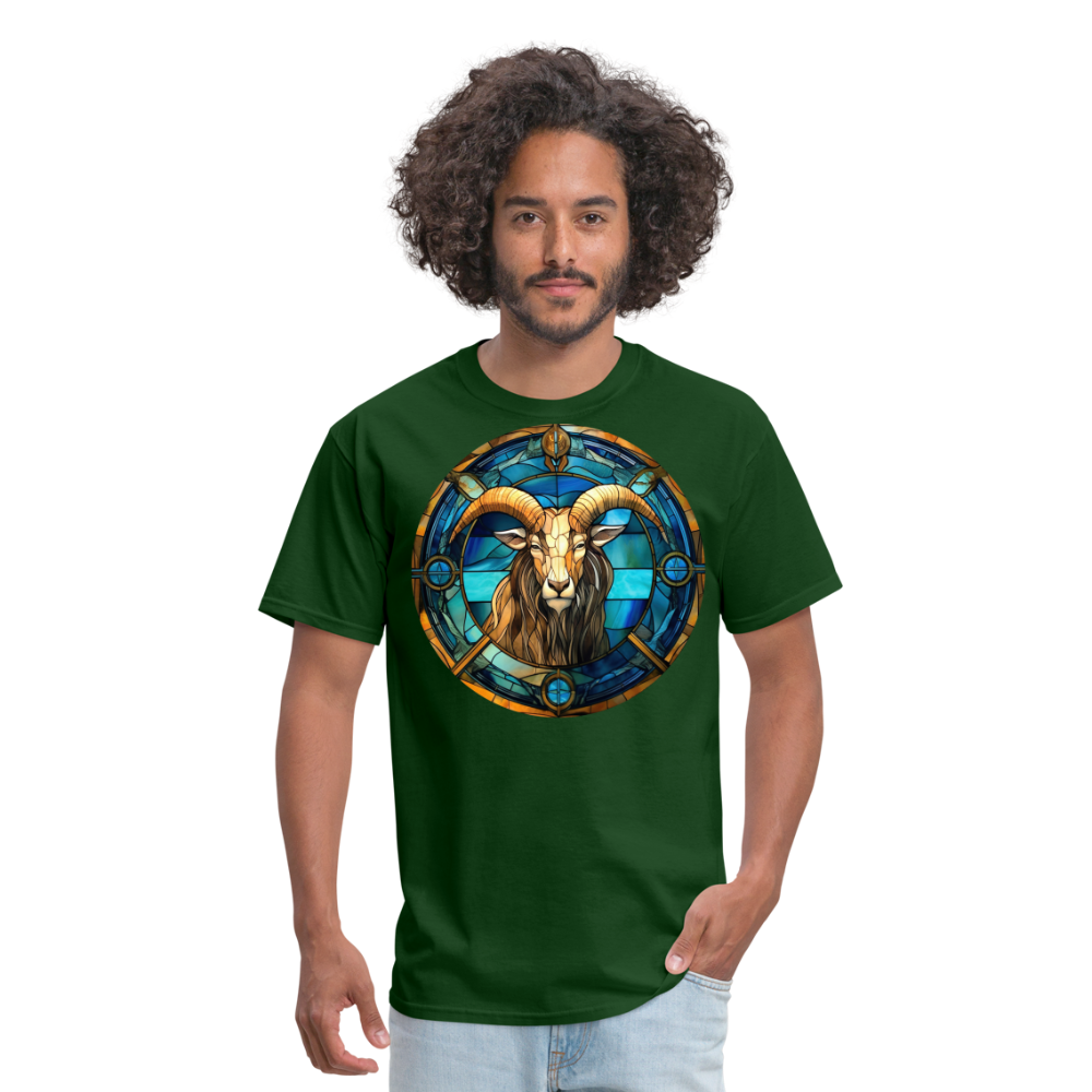 Men's Mosaic Capricorn Classic T-Shirt - forest green