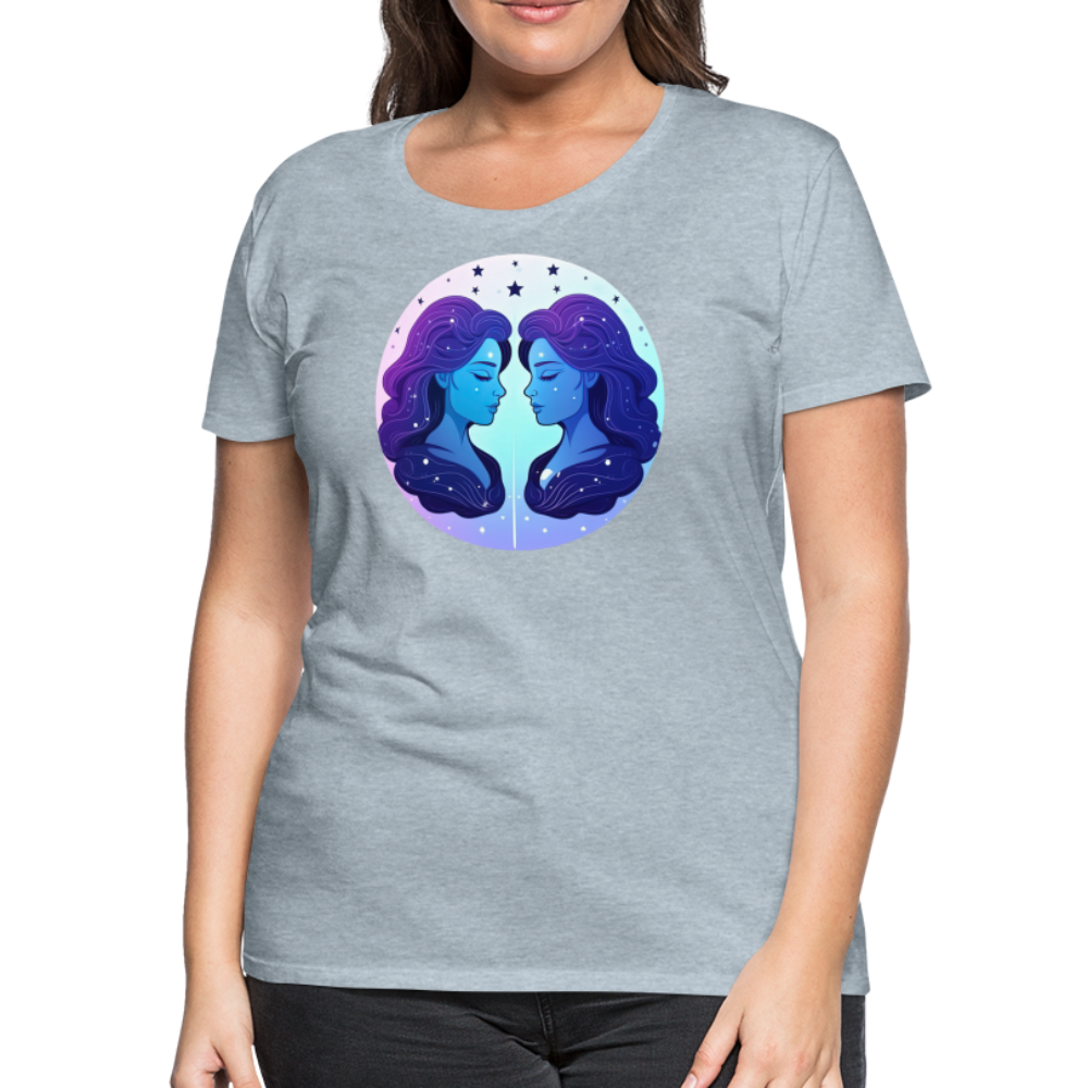 Women’s Magic Gemini Premium T-Shirt - heather ice blue