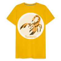 Thumbnail for Men's Mosaic Scorpio Premium T-Shirt - sun yellow