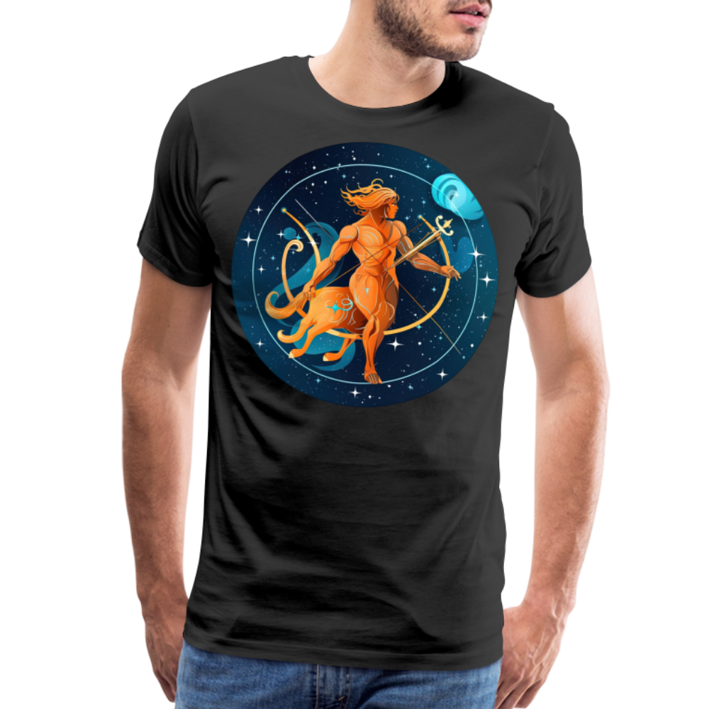 Men's Mythical Sagittarius Premium T-Shirt - black