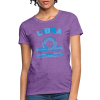 Thumbnail for Women's Power Words Libra T-Shirt - purple heather