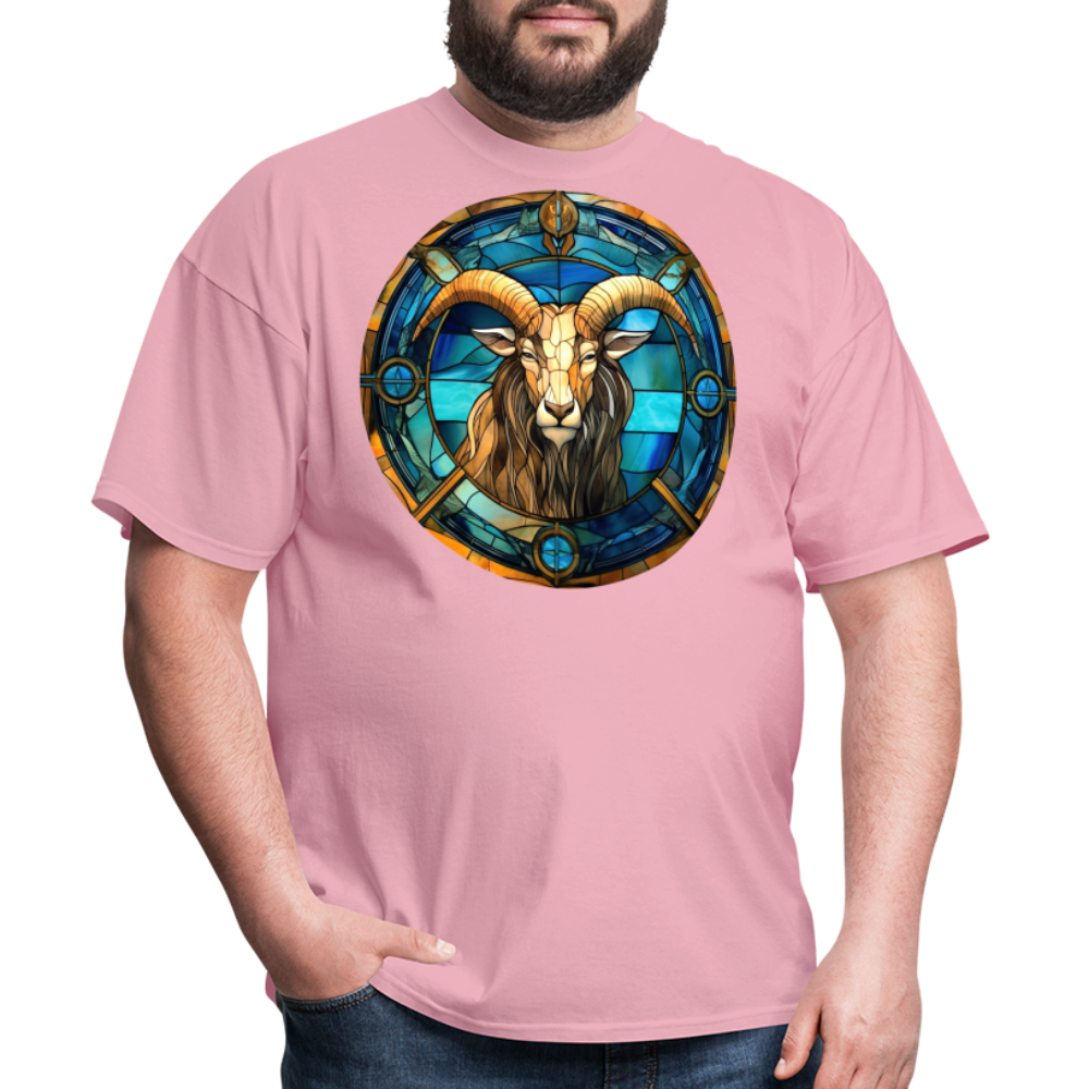 Men's Mosaic Capricorn Classic T-Shirt - pink