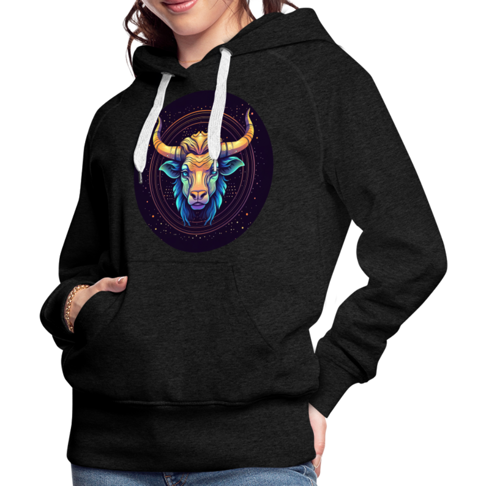 Women’s Magic Taurus Premium Hoodie - charcoal grey