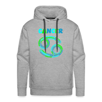 Thumbnail for Men's Power Words Cancer Premium Hoodie - heather grey