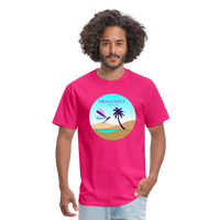 Thumbnail for Men's Dragonfly 2nd Logo Classic T-Shirt - fuchsia