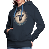 Thumbnail for Women’s Mythical Taurus Premium Hoodie - navy