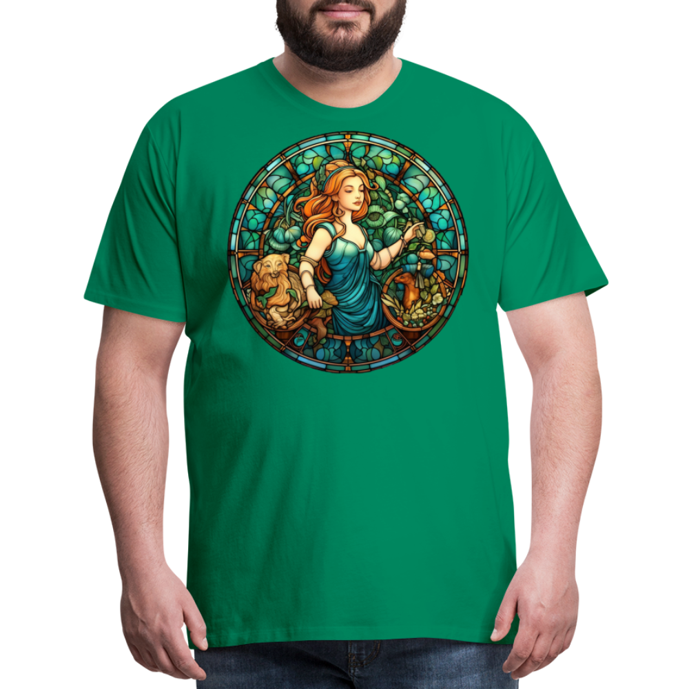 Men's Mosaic Virgo Premium T-Shirt - kelly green