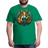 Thumbnail for Men's Mosaic Virgo Premium T-Shirt - kelly green