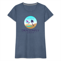 Thumbnail for Women's Dragonfly Oasis V.1 Premium T-Shirt - heather blue