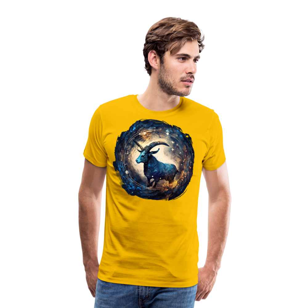 Men's Mythical Capricorn Premium T-Shirt - sun yellow