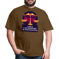 Thumbnail for Men's Glow Libra Classic T-Shirt - brown