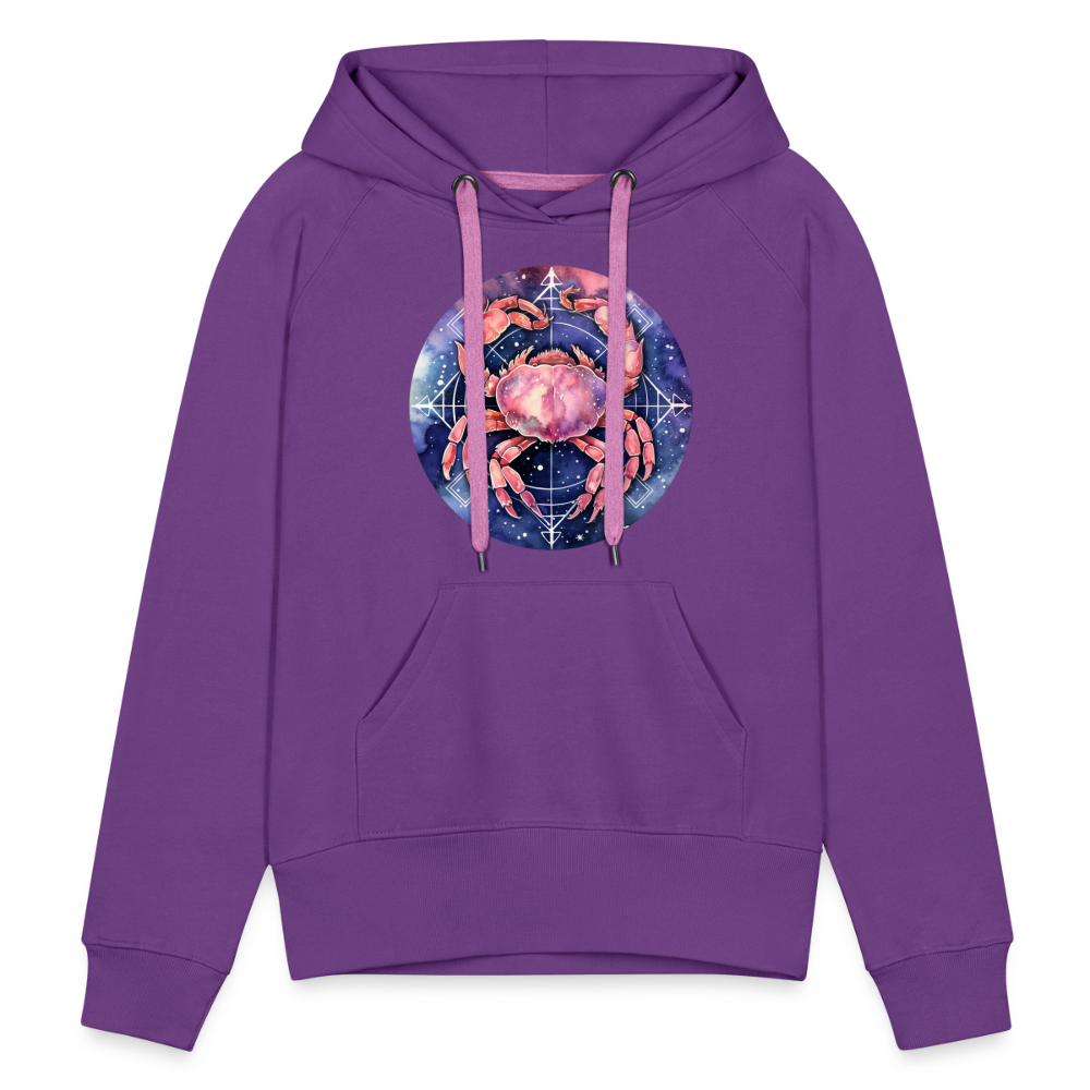 Women’s Mythical Cancer Premium Hoodie - purple 