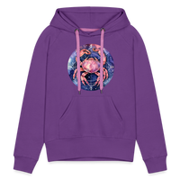 Thumbnail for Women’s Mythical Cancer Premium Hoodie - purple 