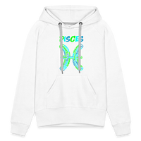 Thumbnail for Women's Power Words Pisces Premium Hoodie - white