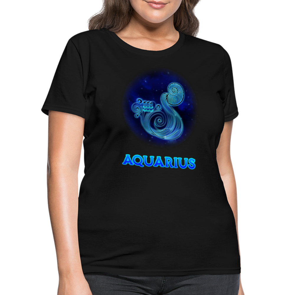 Women's Stellar Aquarius T-Shirt - black