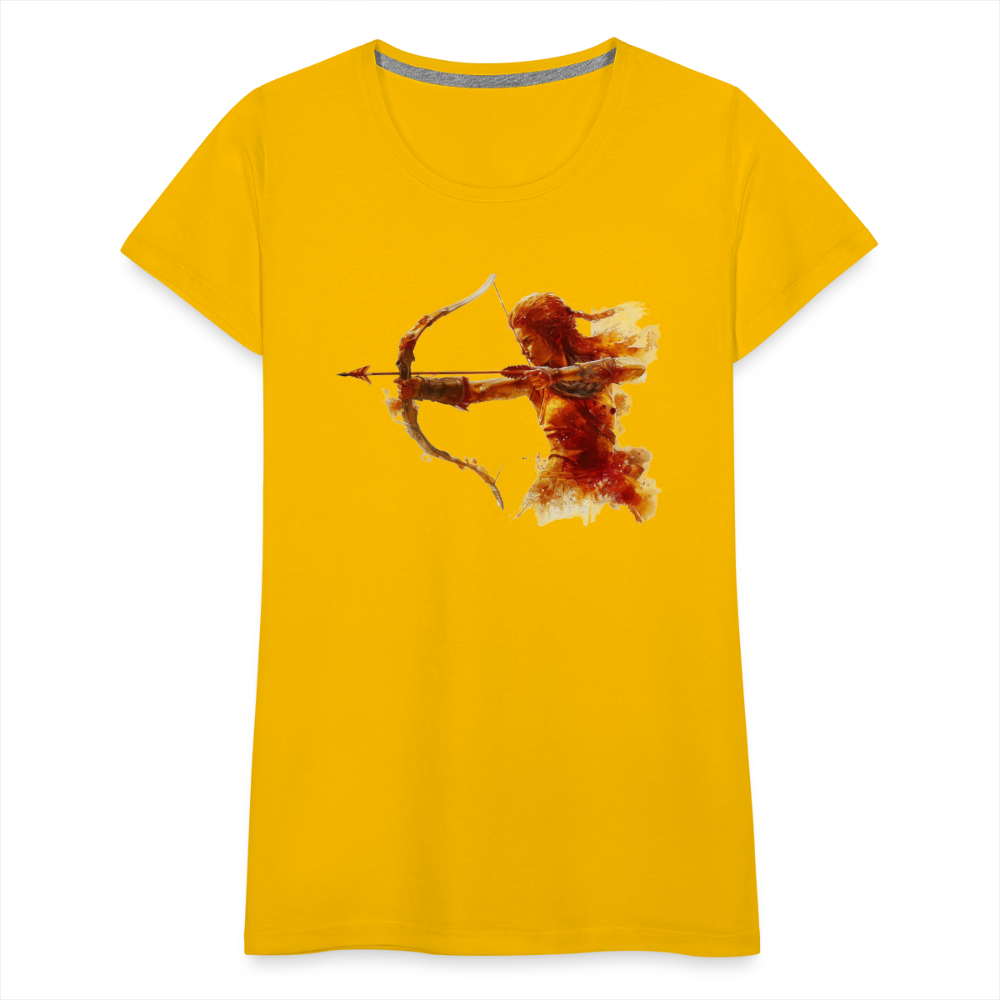 Women’s Mythical Sagittarius Premium T-Shirt - sun yellow