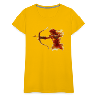 Thumbnail for Women’s Mythical Sagittarius Premium T-Shirt - sun yellow