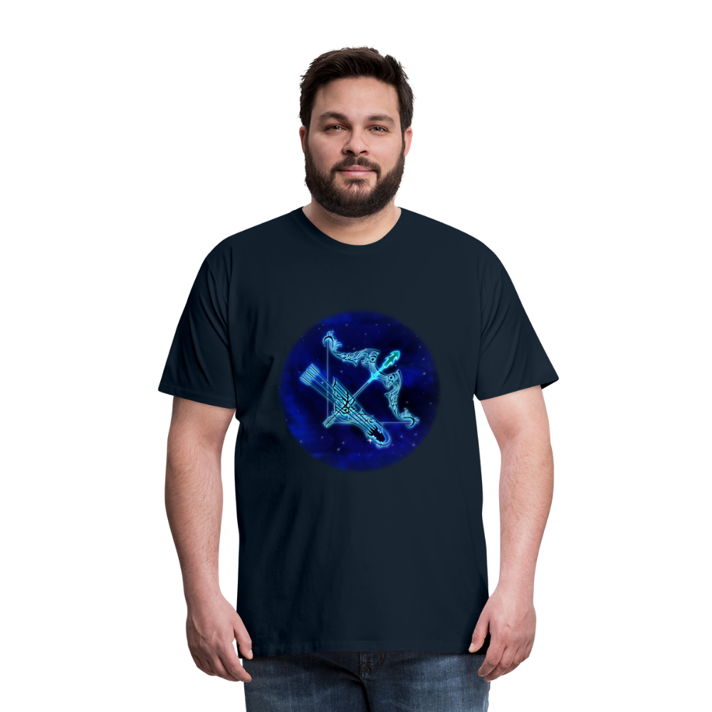 Men's Sagittarius Premium T-Shirt - deep navy