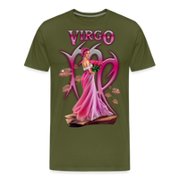 Thumbnail for Men's Astral Virgo Premium T-Shirt - olive green