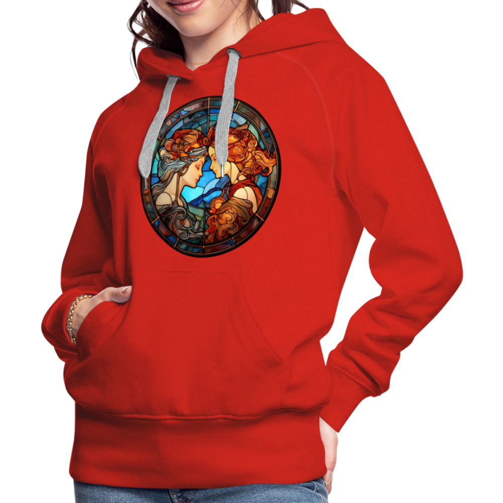 Women’s Mosaic Gemini Premium Hoodie - red