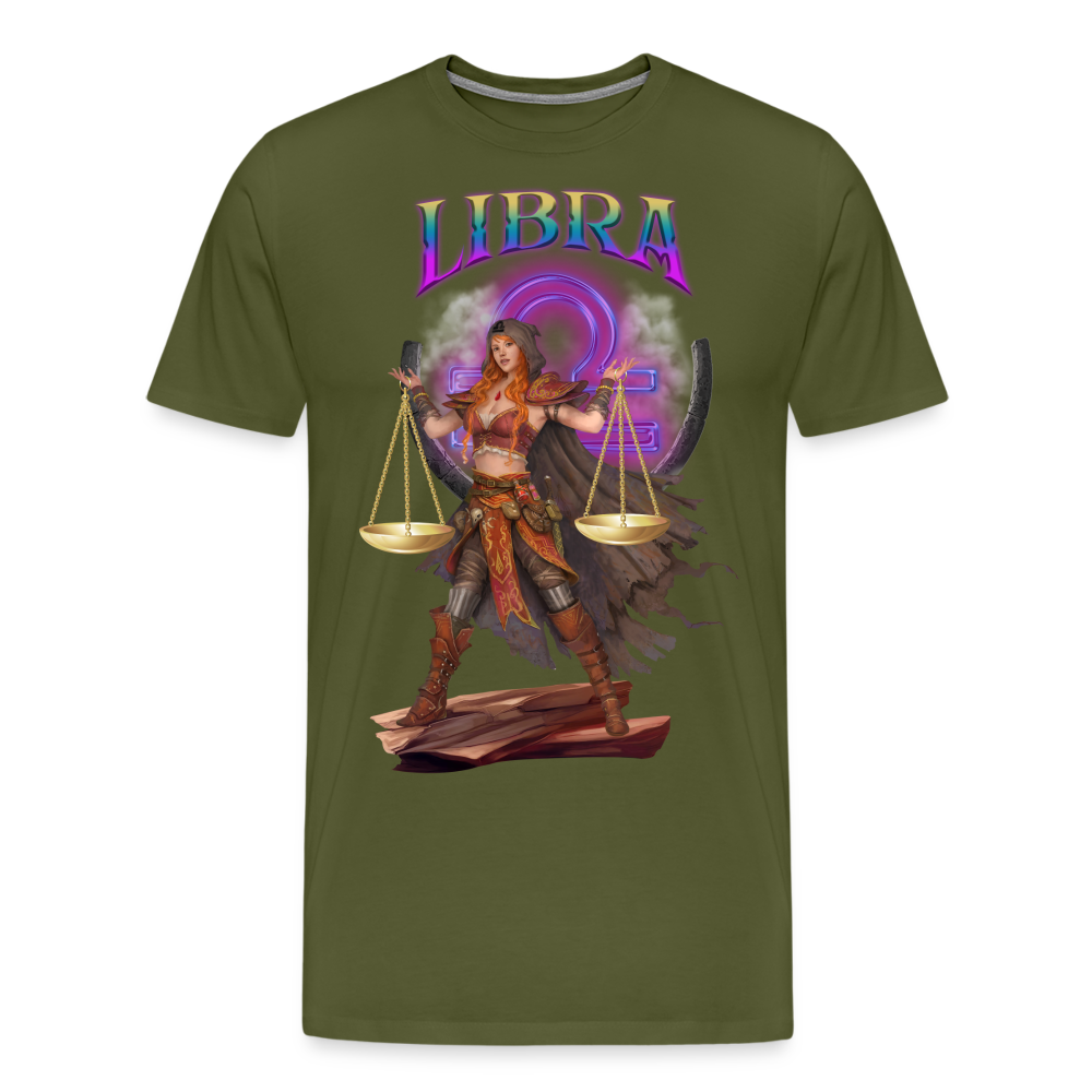 Men's Astral Libra Premium T-Shirt - olive green