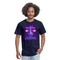 Thumbnail for Men's Neon Libra Classic T-Shirt - navy