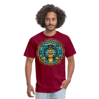 Thumbnail for Men's Mosaic Libra Classic T-Shirt - burgundy