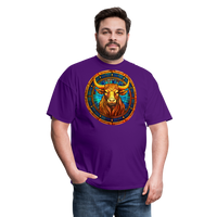 Thumbnail for Men's Mosaic Taurus Classic T-Shirt - purple