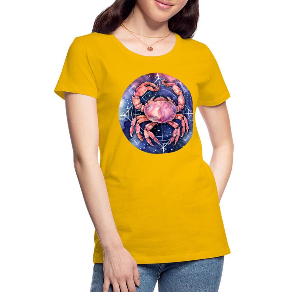 Women’s Mythical Cancer Premium T-Shirt - sun yellow