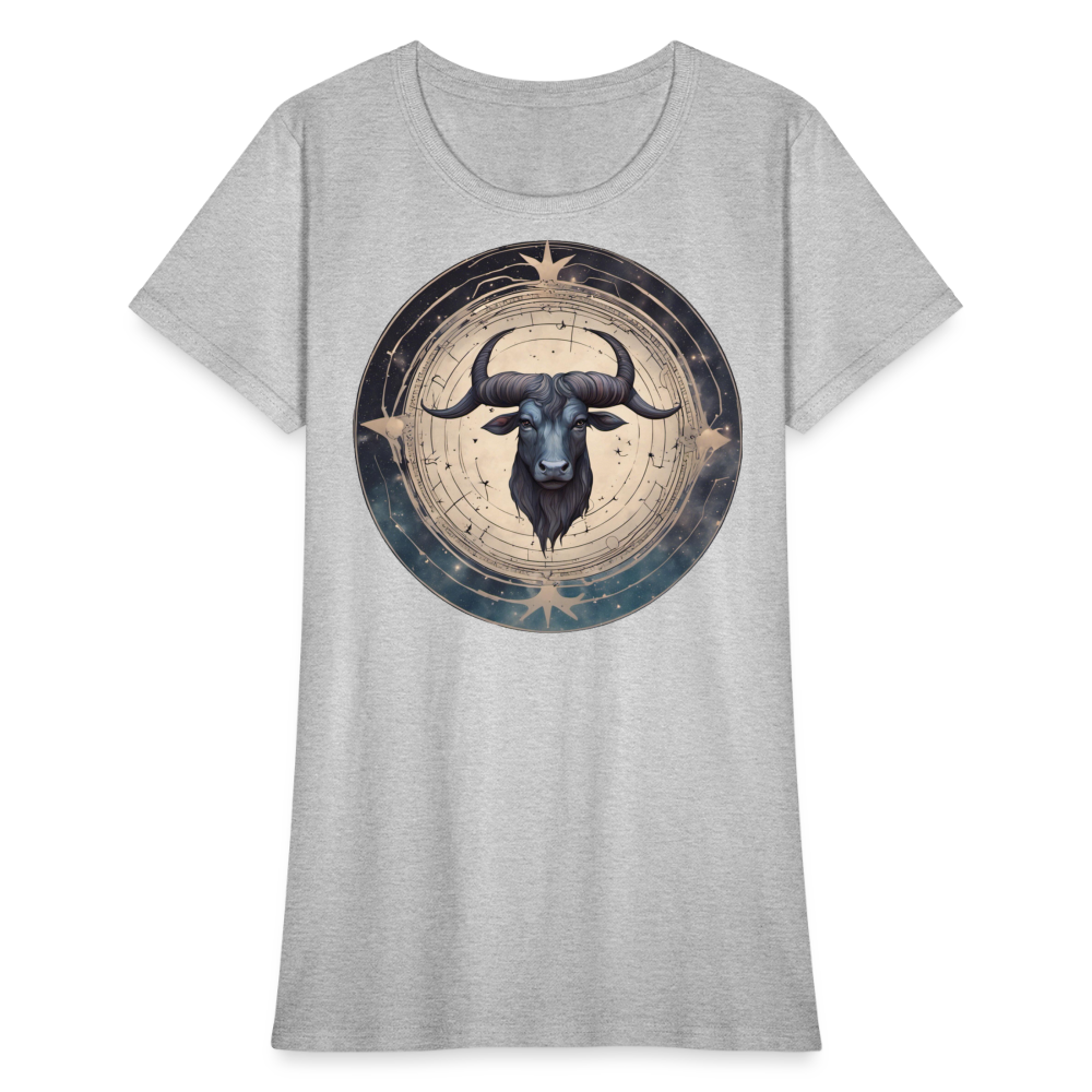 Women's Mythical Taurus T-Shirt - heather gray