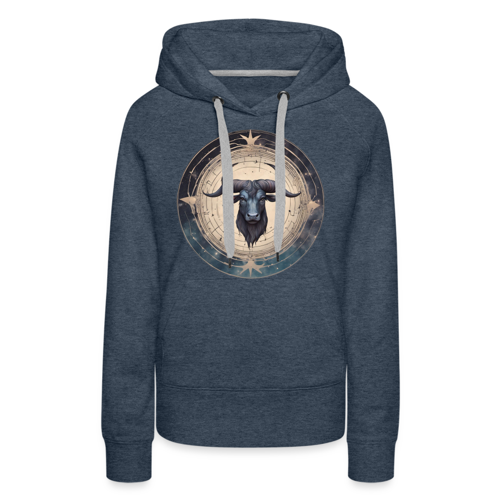 Women’s Mythical Taurus Premium Hoodie - heather denim