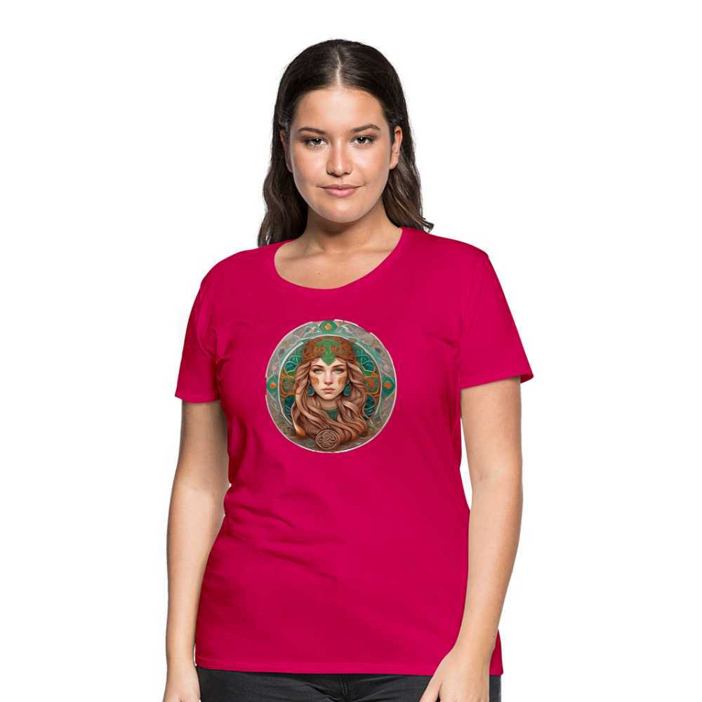 Women’s Mythical Virgo Premium T-Shirt - dark pink