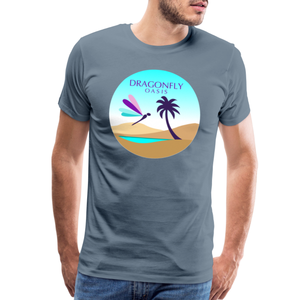 Men's Dragonfly Oasis v.2 Premium T-Shirt - steel blue