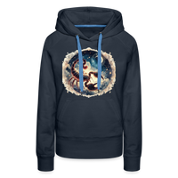 Thumbnail for Women’s Mythical Scorpio Premium Hoodie - navy