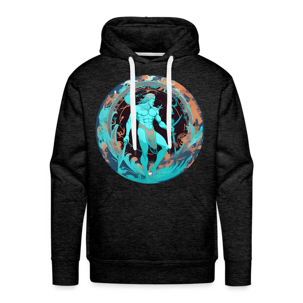 Men’s Mythical Aquarius Premium Hoodie - charcoal grey