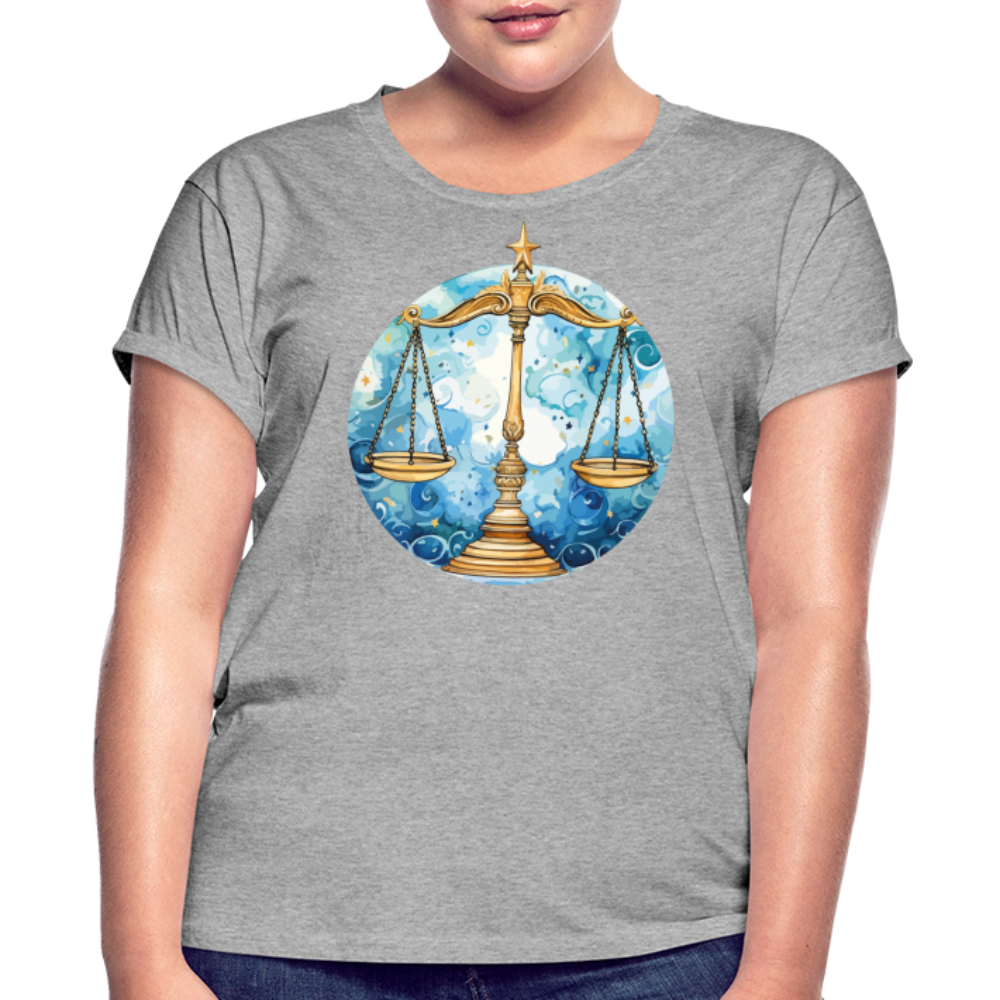 Women's Mythical Libra Relaxed Fit T-Shirt - heather gray