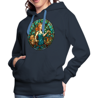 Thumbnail for Women’s Mosaic Virgo Premium Hoodie - navy