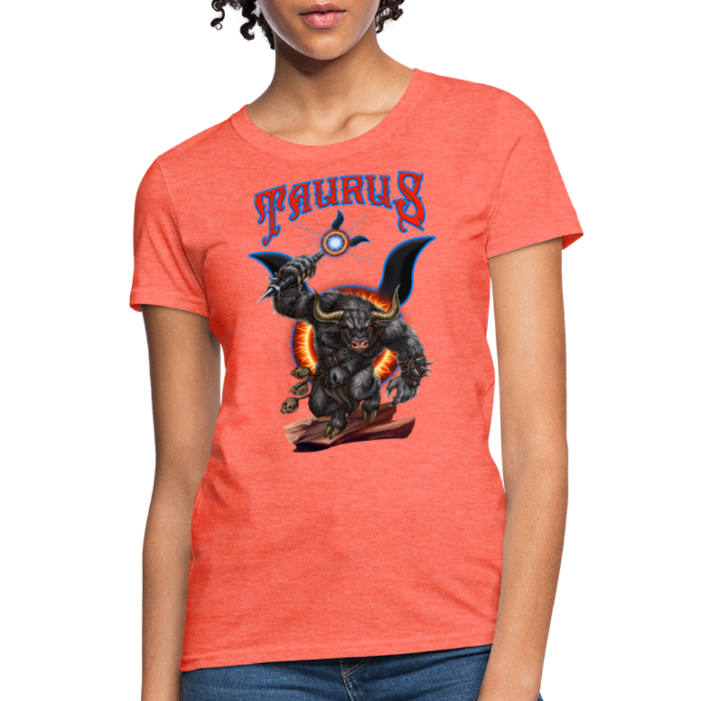 Women's Astral Taurus T-Shirt - heather coral