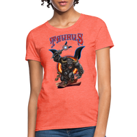 Thumbnail for Women's Astral Taurus T-Shirt - heather coral