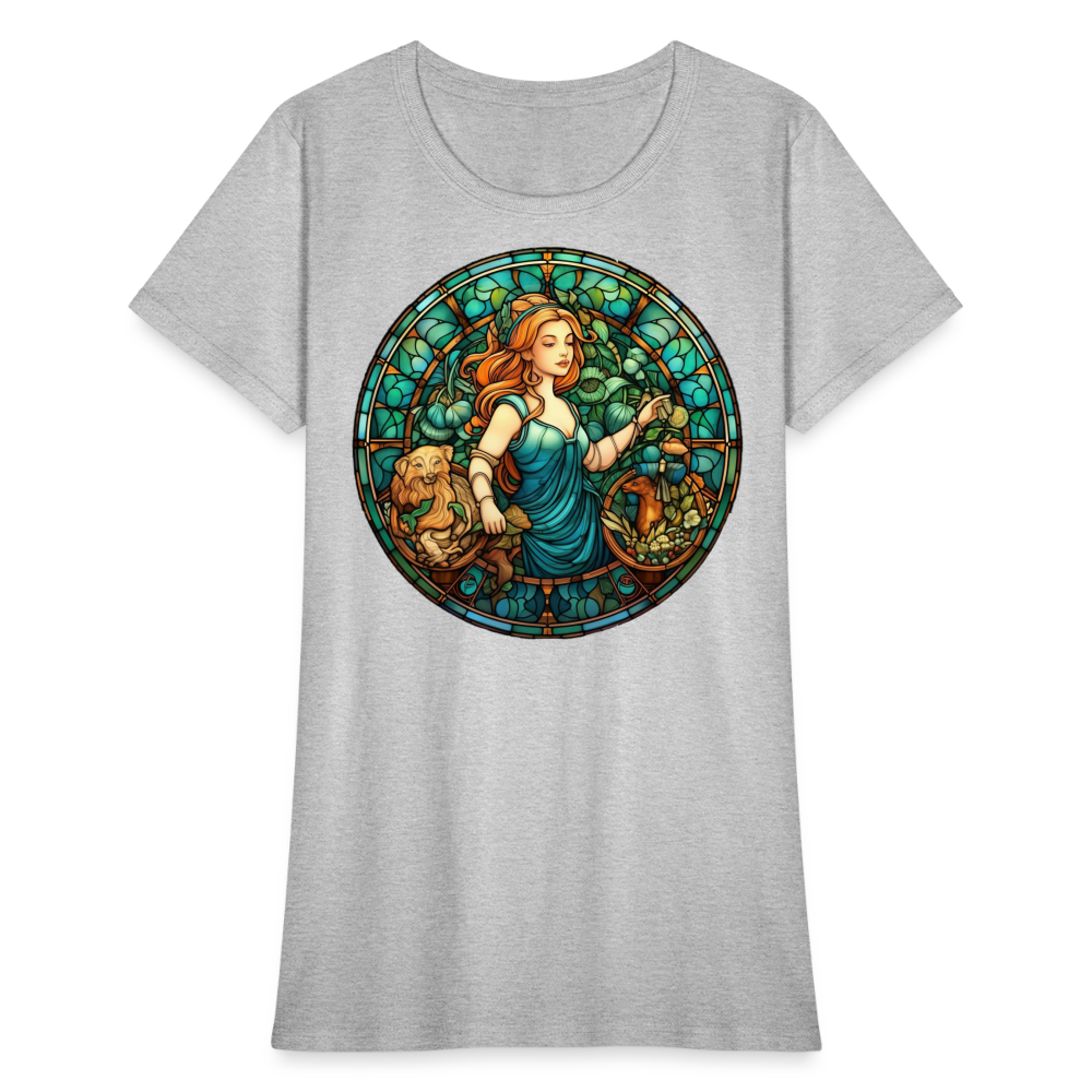 Women's Mosaic Virgo T-Shirt - heather gray