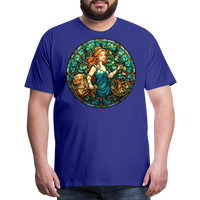 Thumbnail for Men's Mosaic Virgo Premium T-Shirt - royal blue