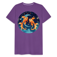 Thumbnail for Men's Magic Pisces Premium T-Shirt - purple