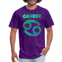 Thumbnail for Men's Power Words Cancer Classic T-Shirt - purple