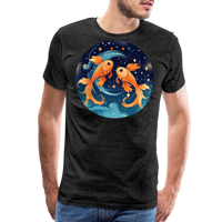 Thumbnail for Men's Magic Pisces Premium T-Shirt - charcoal grey